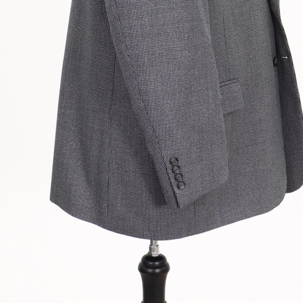 Statements 48r Gray Solid 2-Button Sport Coat Bla… - image 8